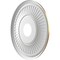 Ekena Millwork Berkshire PVC Ceiling Medallion (Fits Canopies up to 7"), Bright Coat Gold, 16"OD x 3 1/2"ID x 1"P CMP16BEBGL - alternate 5